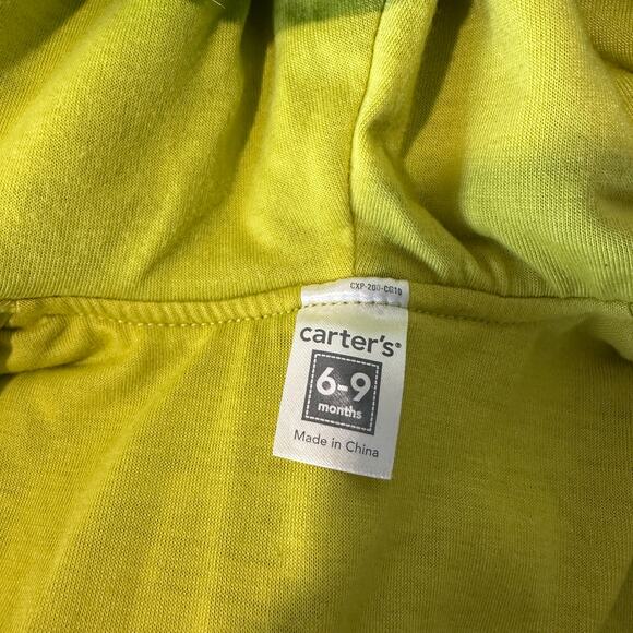 Carter's Dragon  / Dinosaur Zip Up Jacket Halloween Costume Sz 6-9 mo - Picture 5 of 9